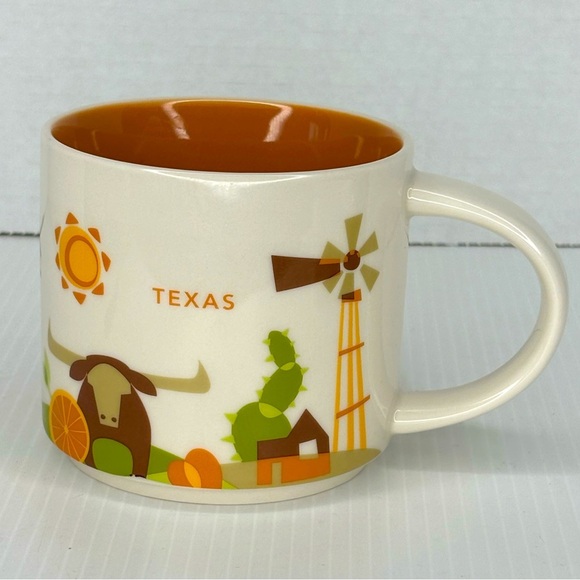 Starbucks Other - Starbucks TEXAS 14oz YOU ARE HERE Cup Collection Series Coffee Tea Mug Cup
